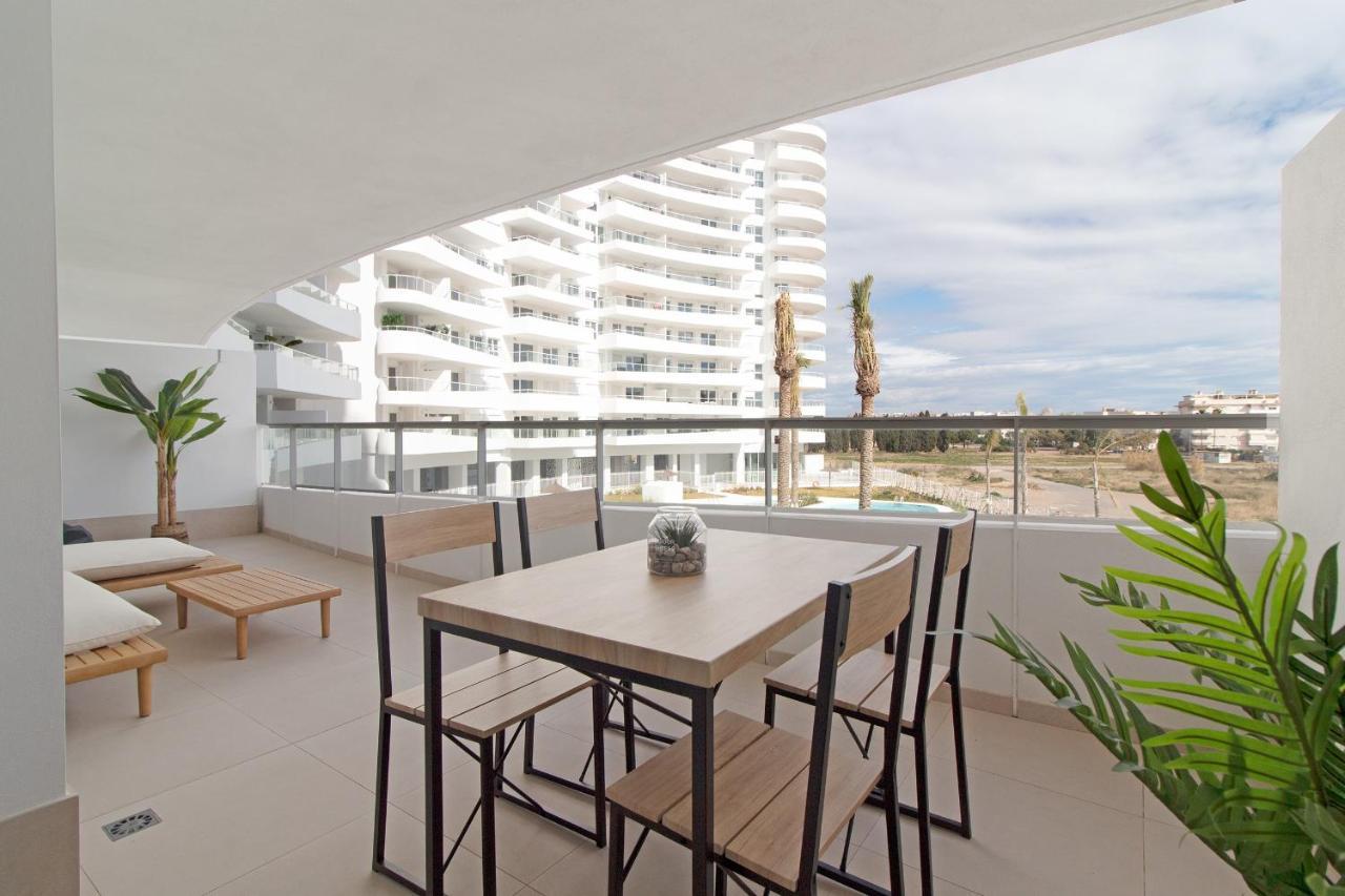 Global Properties, Apartamento Con Terraza Y Vistas A La Piscina En Gran Canet Canet d'En Berenguer Eksteriør billede